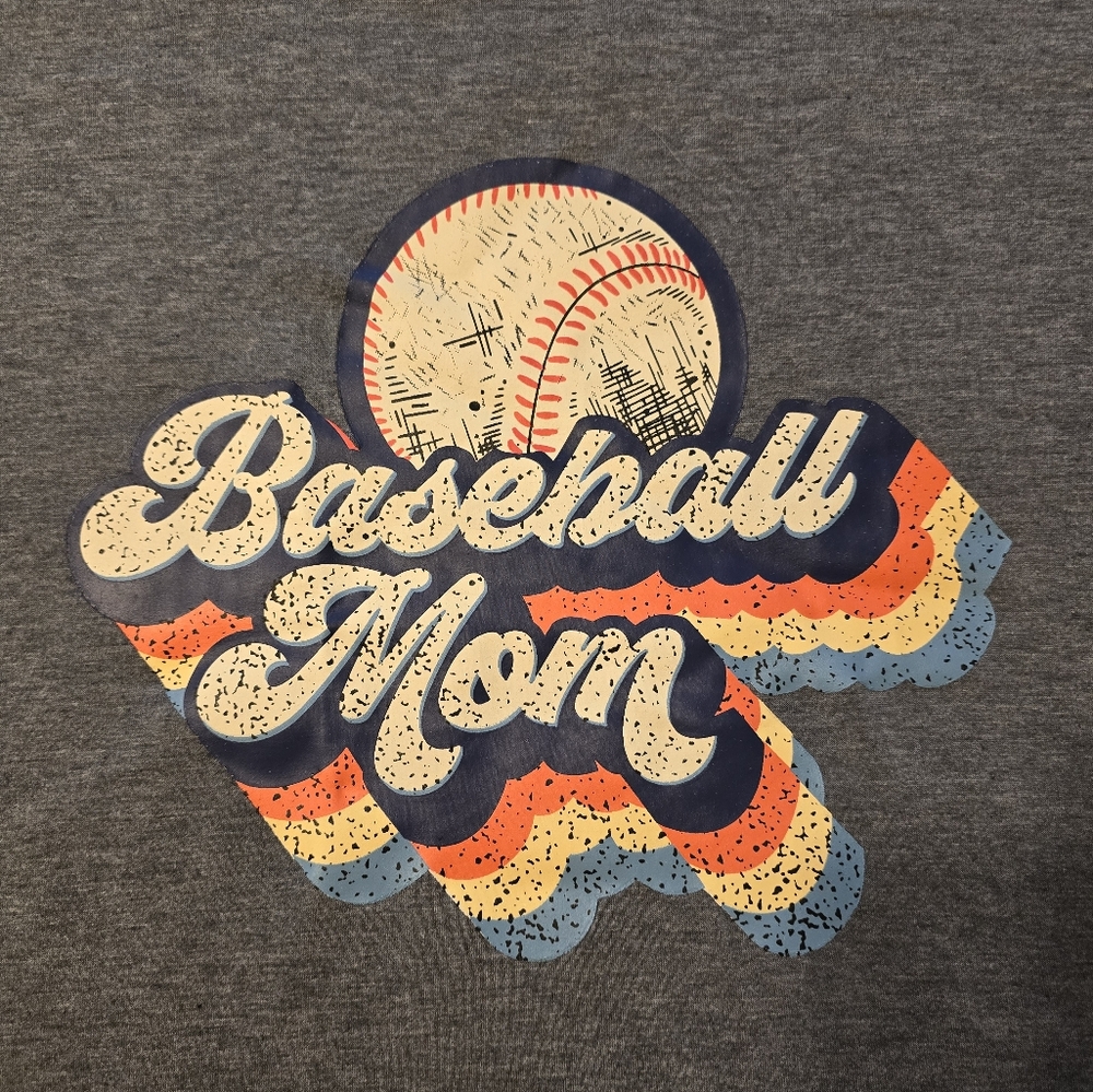 Vintage Baseball Mom Tee